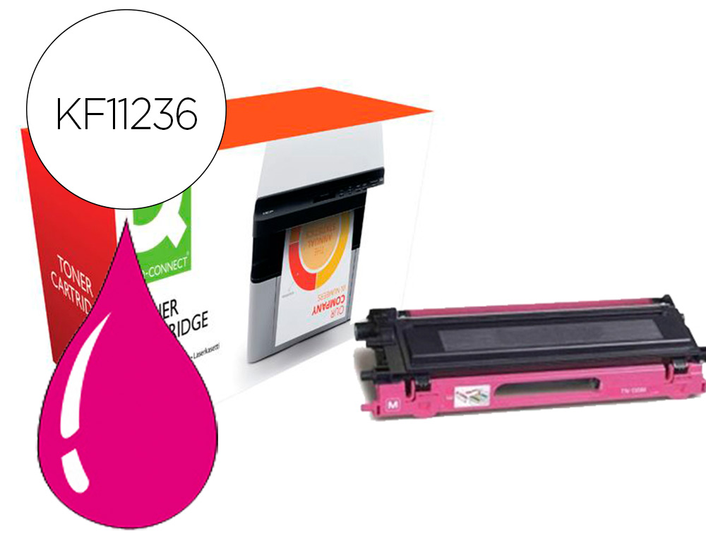 156750g-1.jpg Toner laser compatible q-connect brother tn423m 4000 p magenta – Image 1
