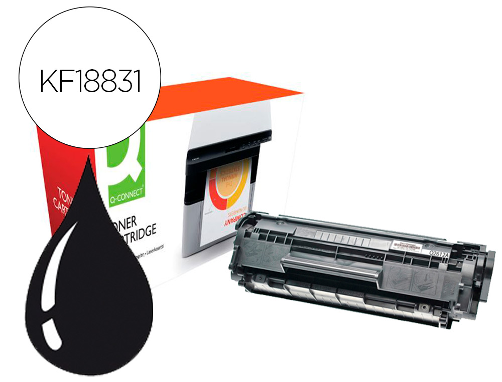 Toner laser compatible q-connect canon 100 4000 p