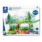 Lot de 3 etuis carton de 48 crayons de couleur staedtler  146c design journey coloris   assortis