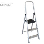 Escabeau q-connect aluminium 3 590x400x1260mm 3 marches    2.80kg poids maximum supporté 150kg