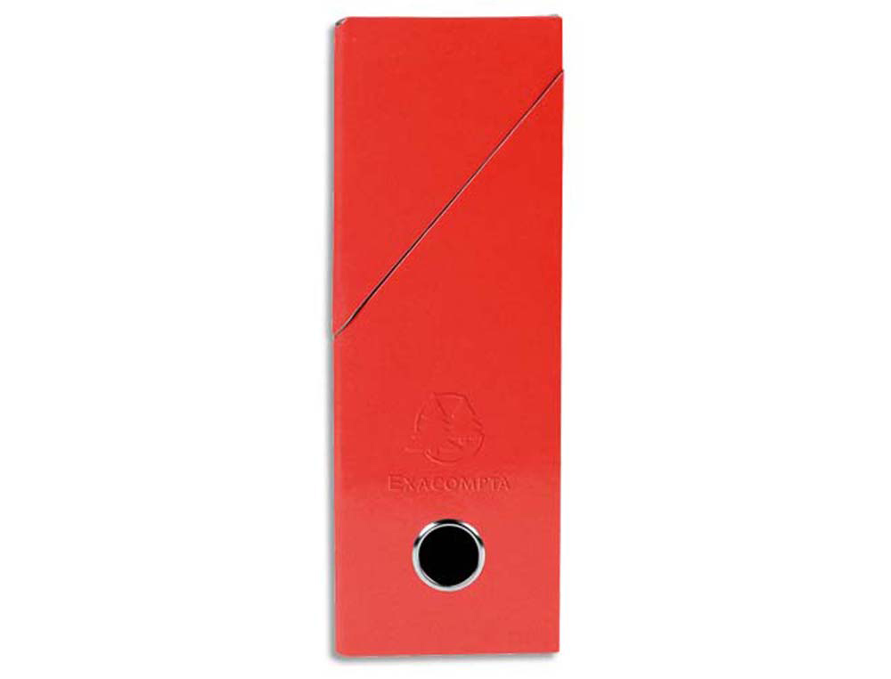 Boite transfert exacompta iderama carton recouvert      15/10e 25x33cm dos 90mm rouge