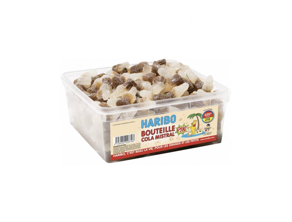 Bonbon haribo cola mistral boite de 210 pieces
