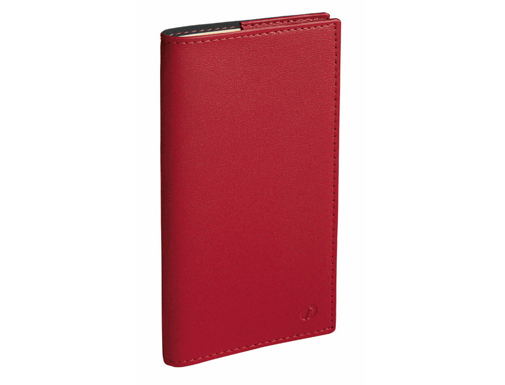 Agenda semainier quo vadis italnote soho 1 semaine/1     page avec repertoire 88x170mm rouge