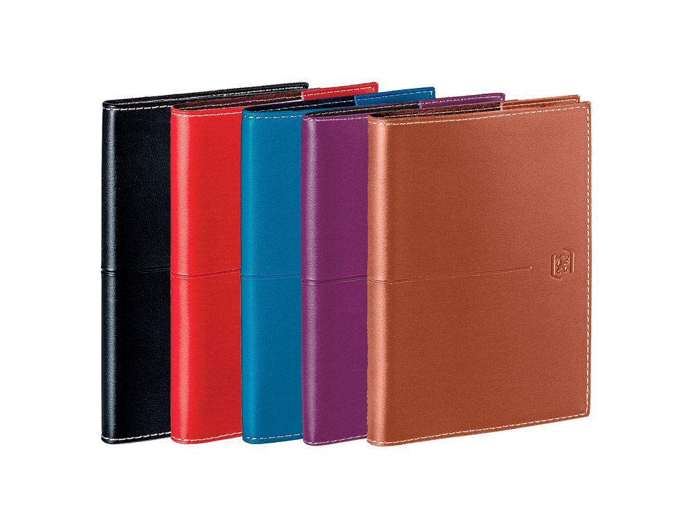 Agenda oxford voyage reliure integrale 1 semaine/2 pages   10x15 cm 128p coloris assortis