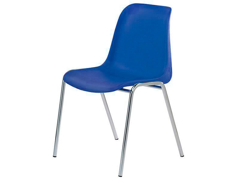 Chaise coque mt international mtga102 polypropylene coloris bleu