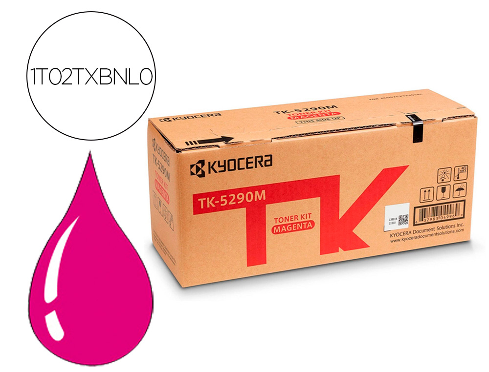 Toner laser original kyocera tk-5290m magenta