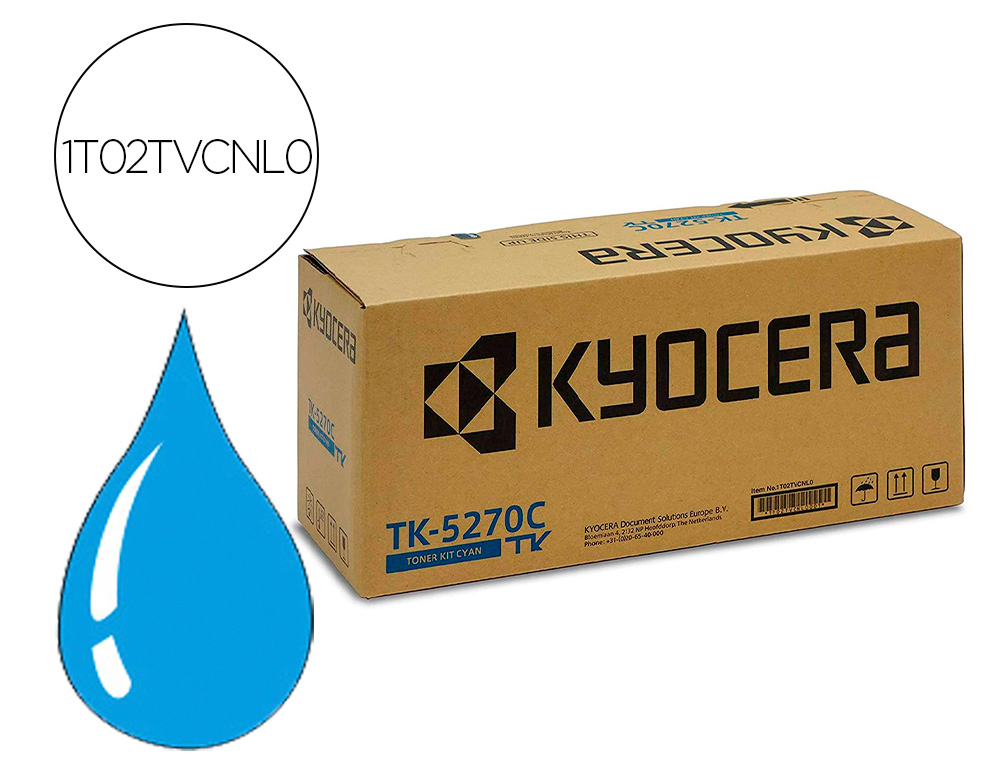 Toner laser original kyocera tk-5270c cyan