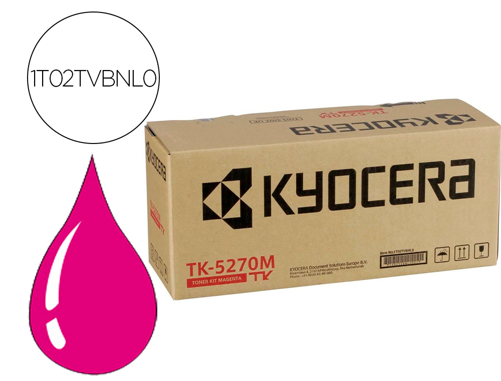 Toner laser original kyocera tk-5270m magenta