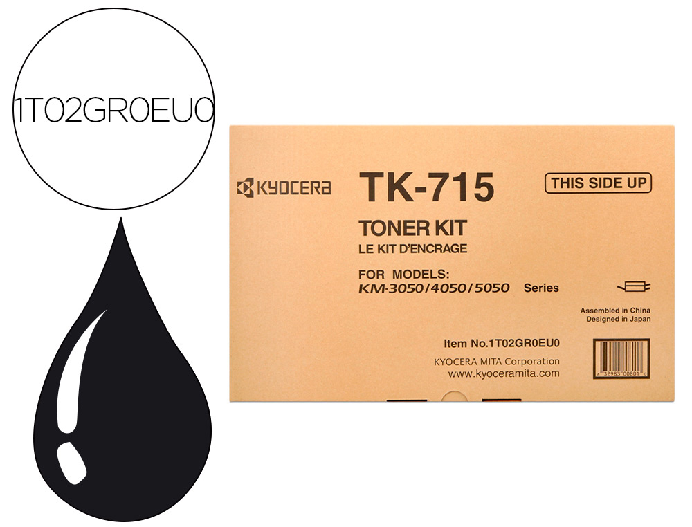 Toner laser original kyocera tk-715