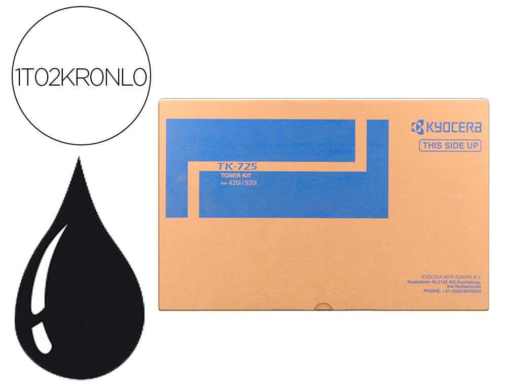 Toner laser original kyocera tk-725 noir