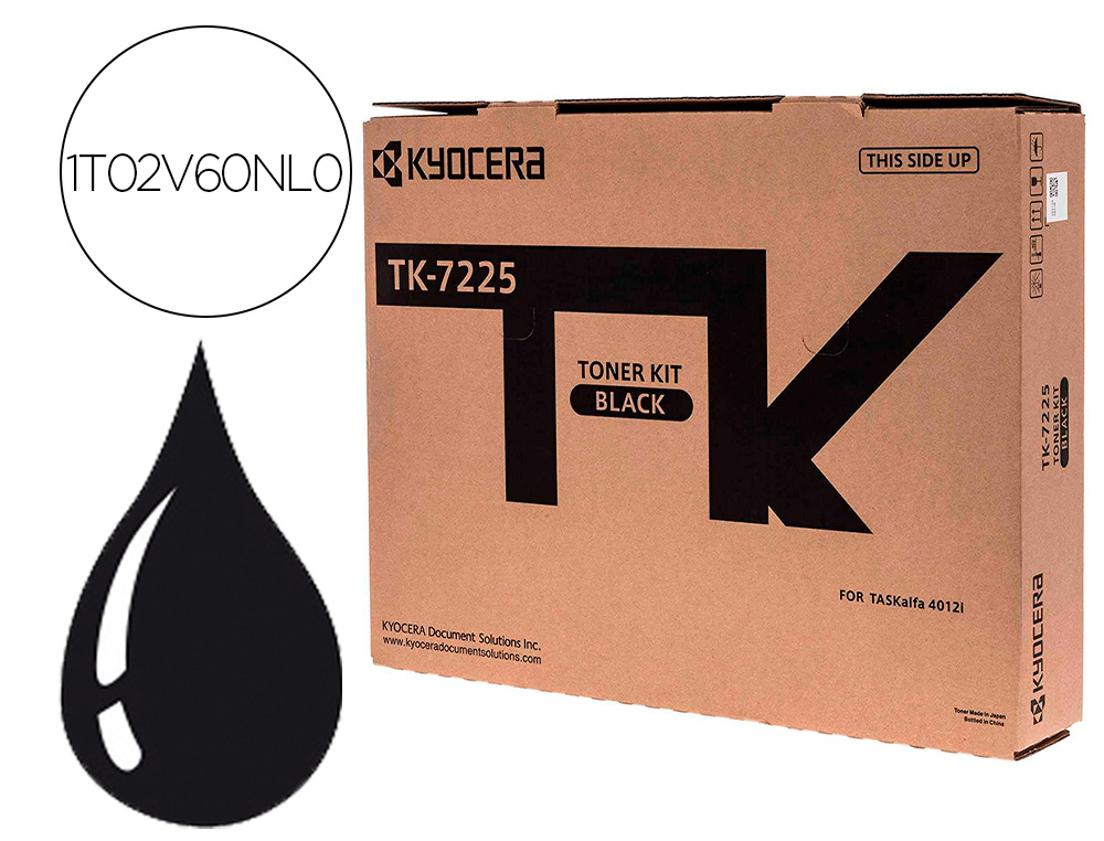 Toner laser original kyocera tk-7225 noir