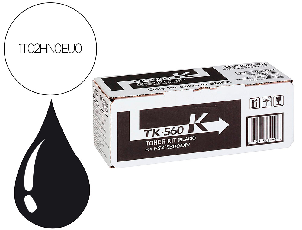 Toner laser original kyocera tk-560k 560000 p noir