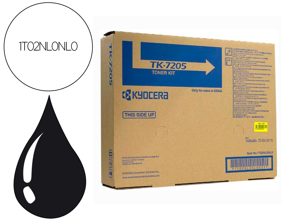 Toner laser original kyocera tk-7205
