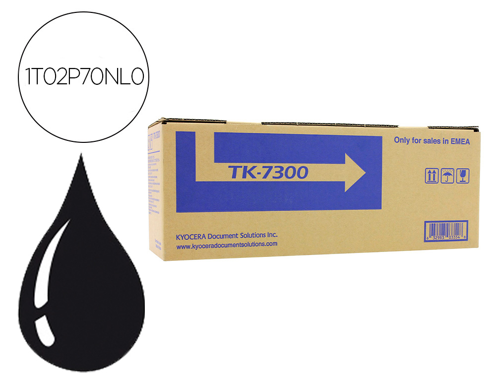 Toner laser original kyocera tk-7300 noir
