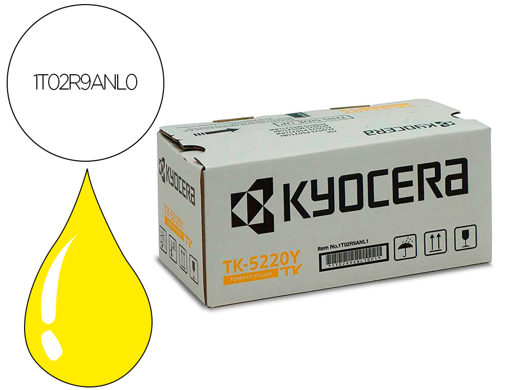Toner laser original kyocera tk-5230y 2200 p jaune