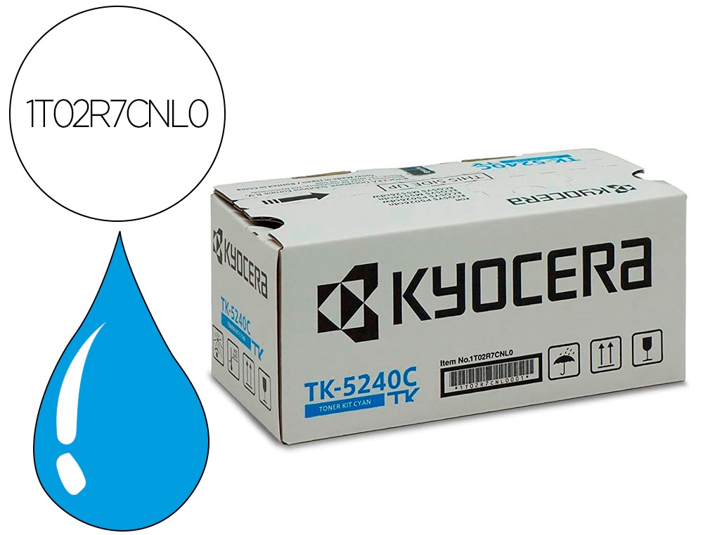 Toner laser original kyocera tk-5240c cyan