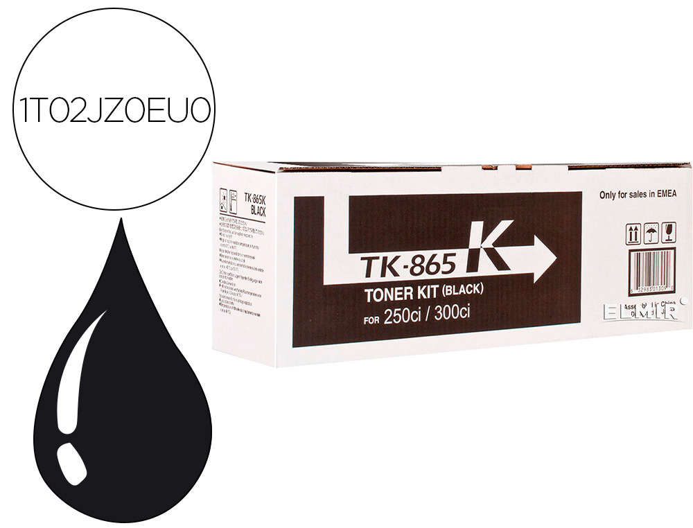 Toner laser original kyocera tk-6705 70000 p noir