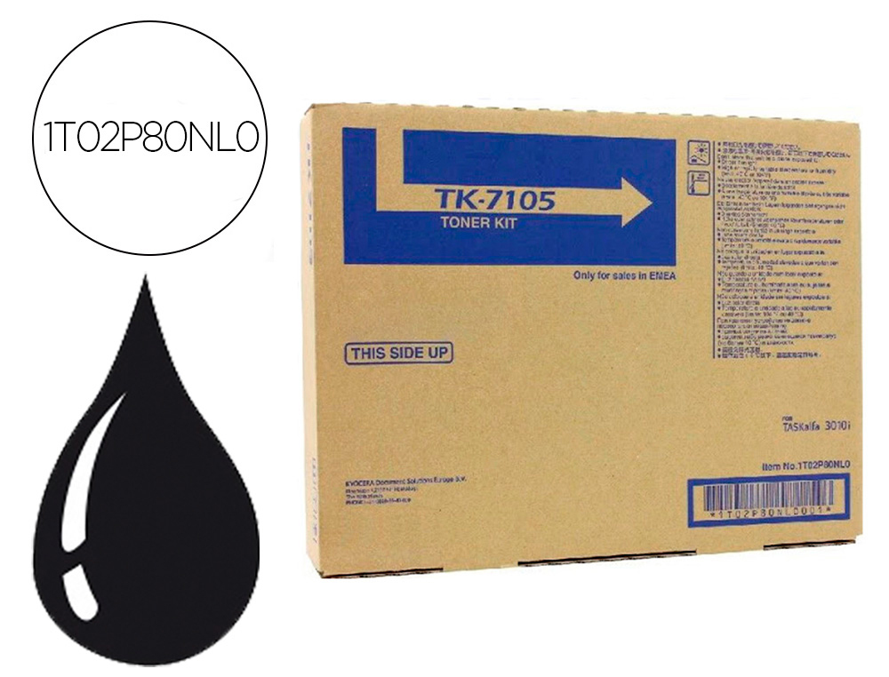 Toner laser original kyocera tk-7105