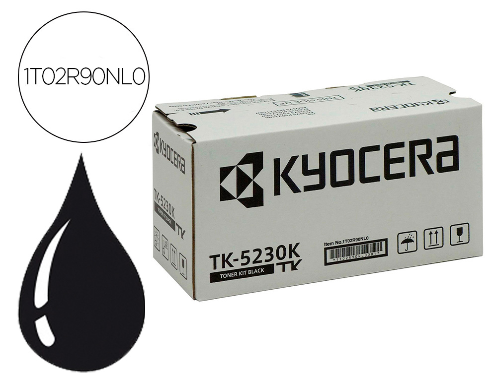 Toner laser original kyocera tk-5230k 2600 p noir