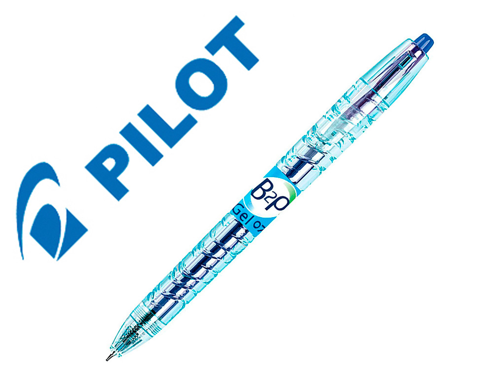 Recharge pilot stylo-bille supergrip rexgrip 4 couleurs  rfjs gpm bille b2p pointe     0.7 bleu