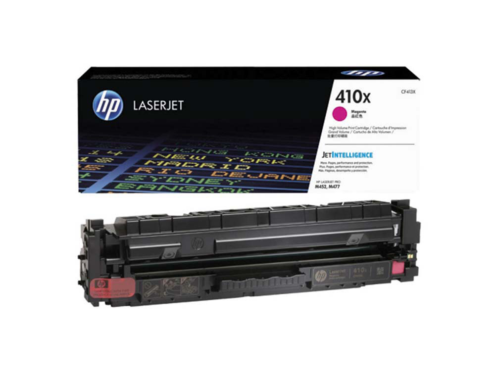 Toner laser original hp 410x 5000 p magenta