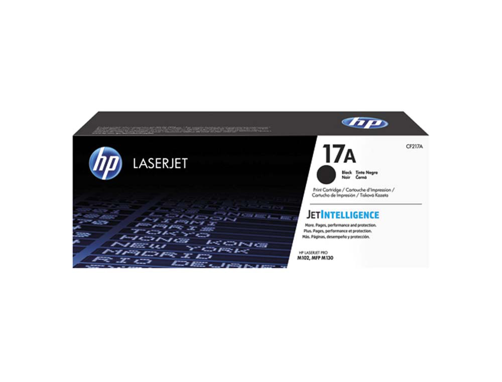 Toner laser original hp 17a 1600 p noir