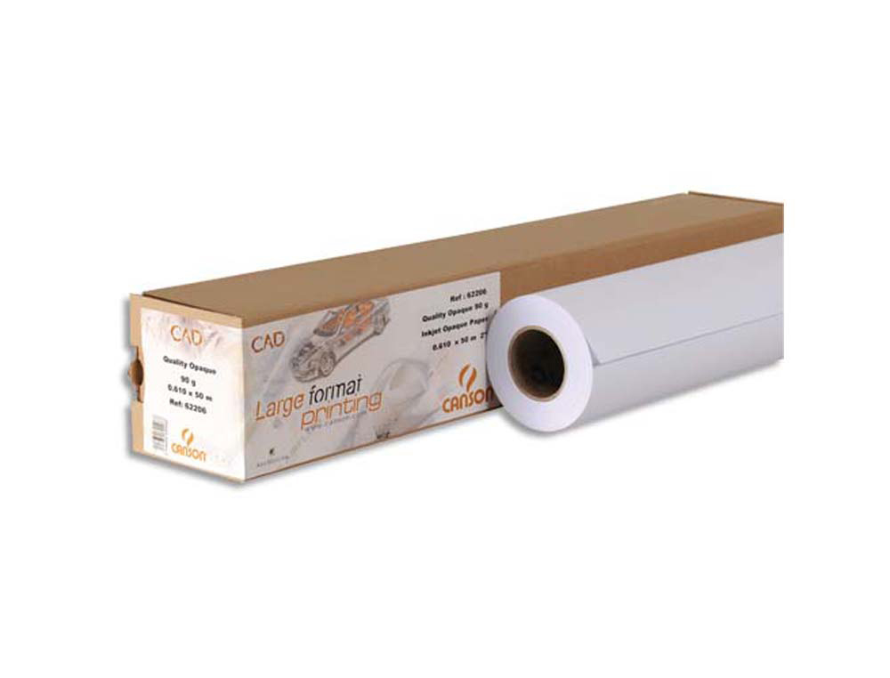 Papier clairefontaine plan extra blanc largeur 91mx914mm 80g application jet d'encre   qualite photo bobine