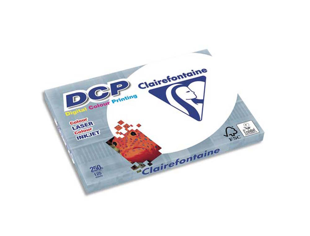 Papier clairefontaine multifonction laser couleur   dcp haute qualite a3 250g/m2  blanc parfaite opacite paquet