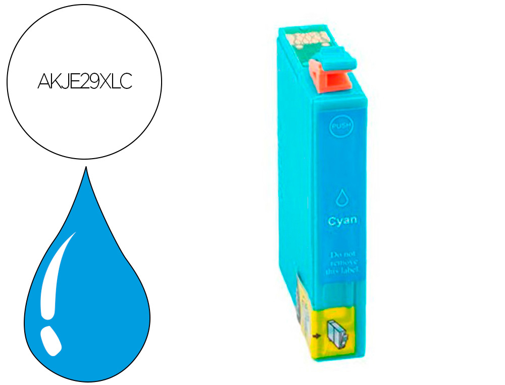 Cartouche d'encre compatible epson t2992cy cyan