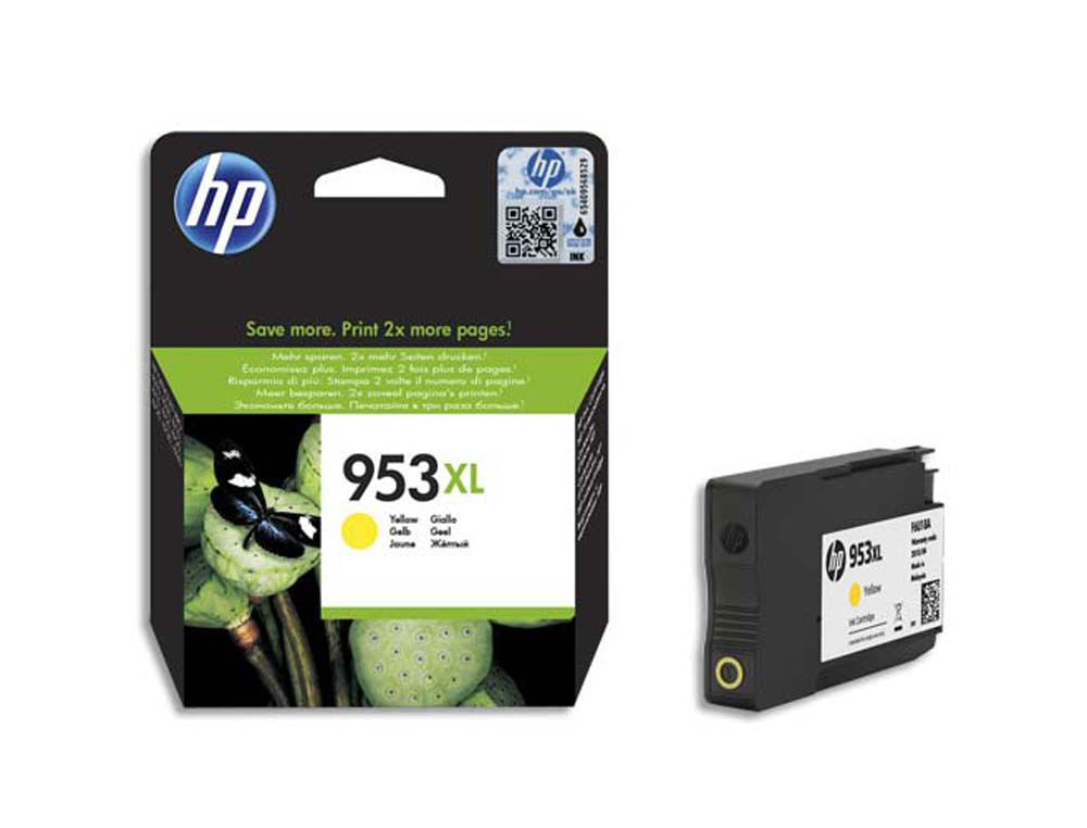 Cartouche d'encre original hp 953xl 1450 p jaune