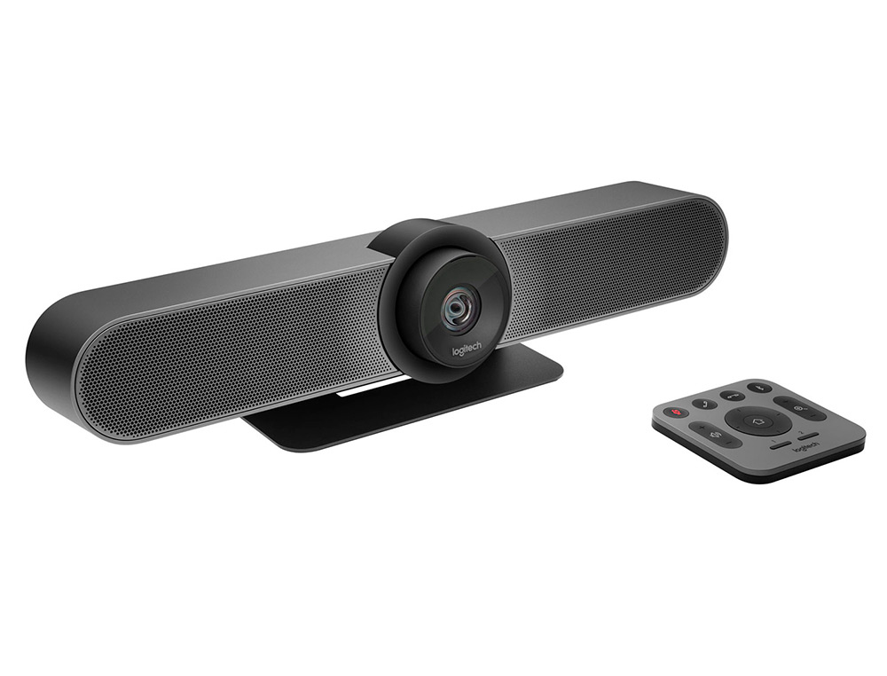 Kit video conference logitech fixation mural panoramique 1  camera 3 micro et             telecommande sans fil