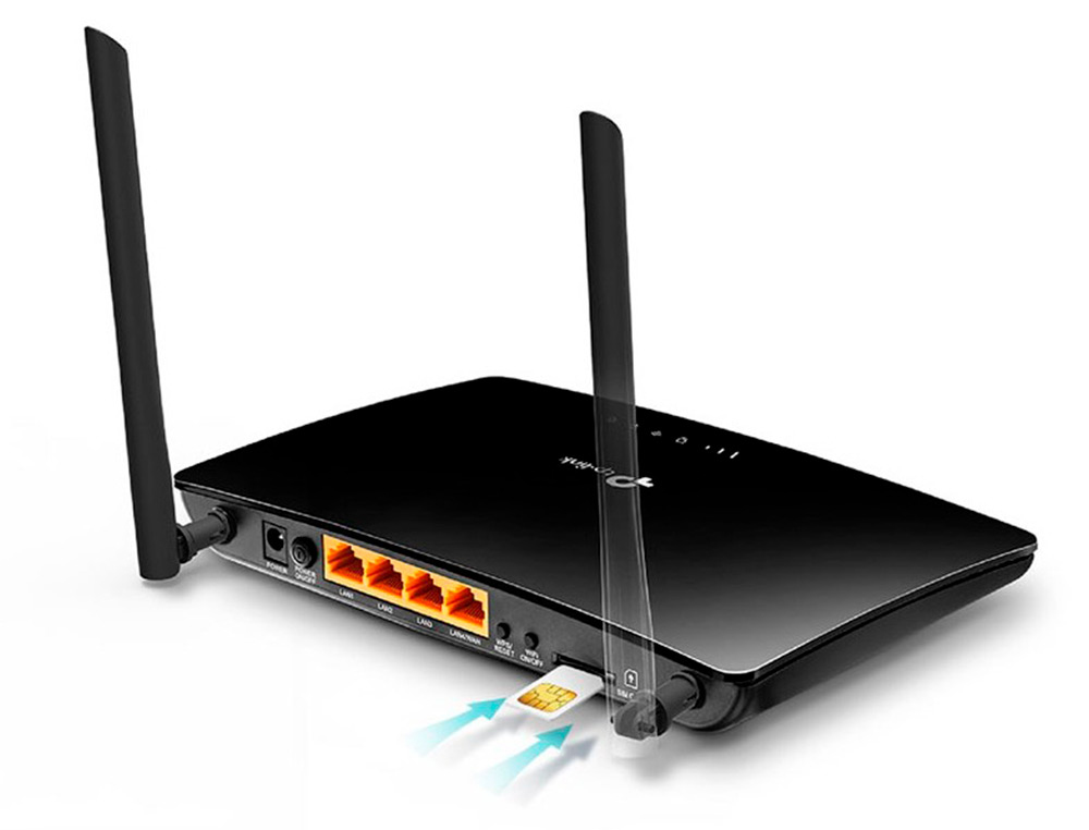 Routeur tp-link archer mr200 reseau 4g 2 antennes 4g       externes amovibles