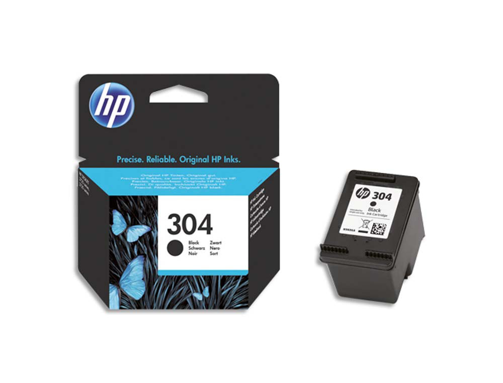 Cartouche d'encre original hp 304 120 p noir