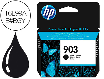 Cartouche d'encre original hp 903 300 p noir