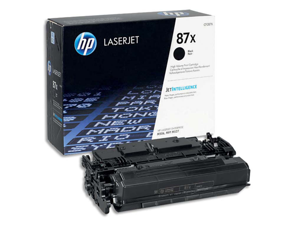 Toner laser original hp cf287x 18000 p noir