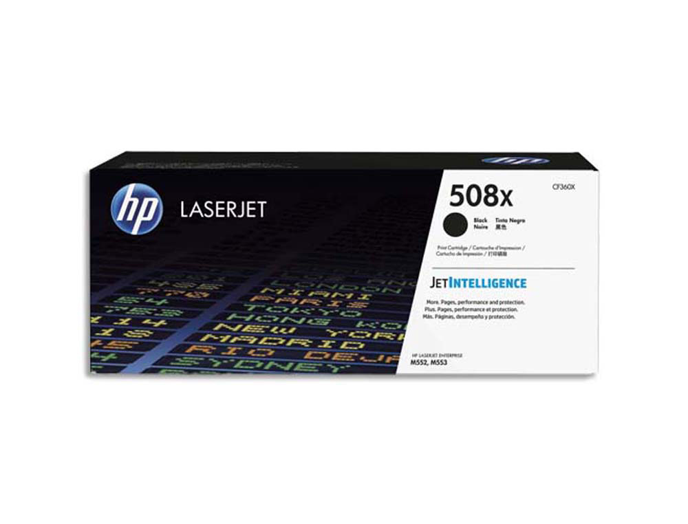 Toner laser original hp 508x 12500 p noir