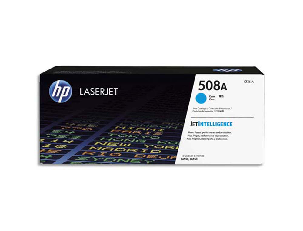 Toner laser original hp 508a 5000 p cyan