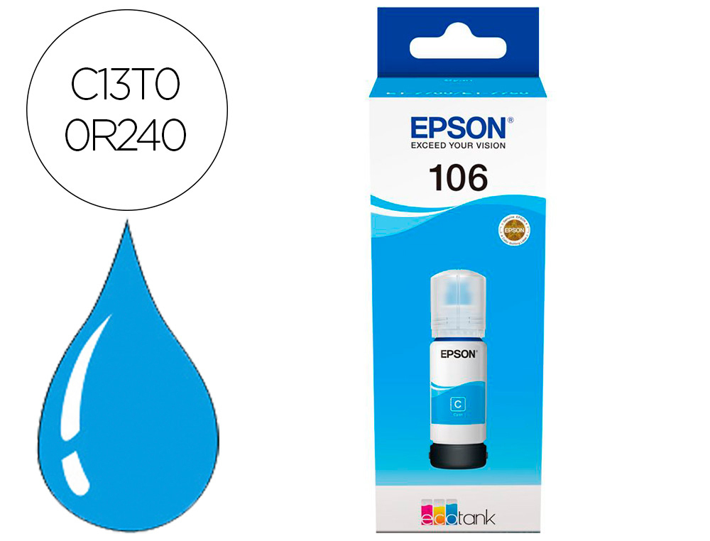 Cartouche d'encre original epson 106 cyan