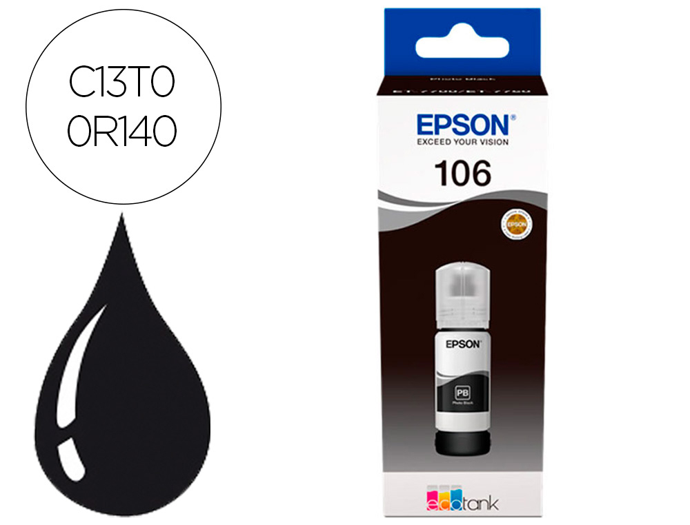 Cartouche d'encre original epson 106 noir