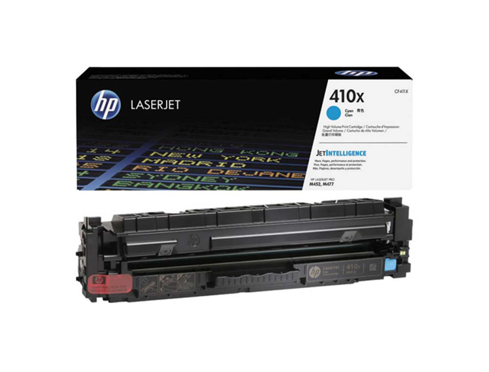 Toner laser original hp cf411x 5000 p cyan