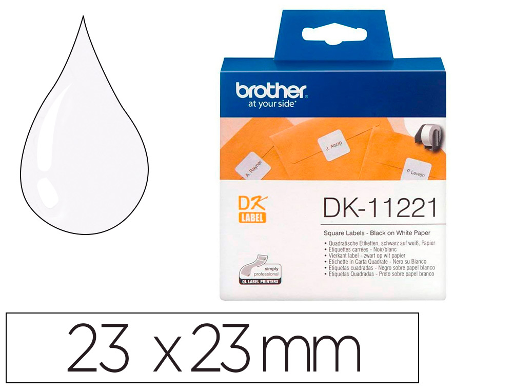 Ruban original brother 1000 23 mm boite de 1000