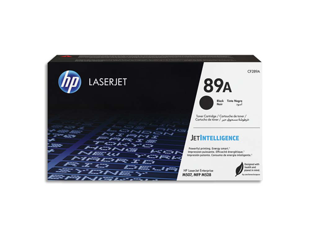 Toner laser original hp cf289x 10000 p
