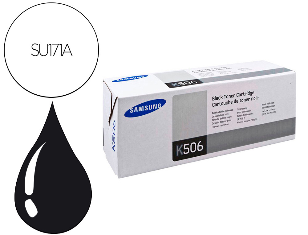Cartouche d'encre original samsung clt-k506l 6000 p noir