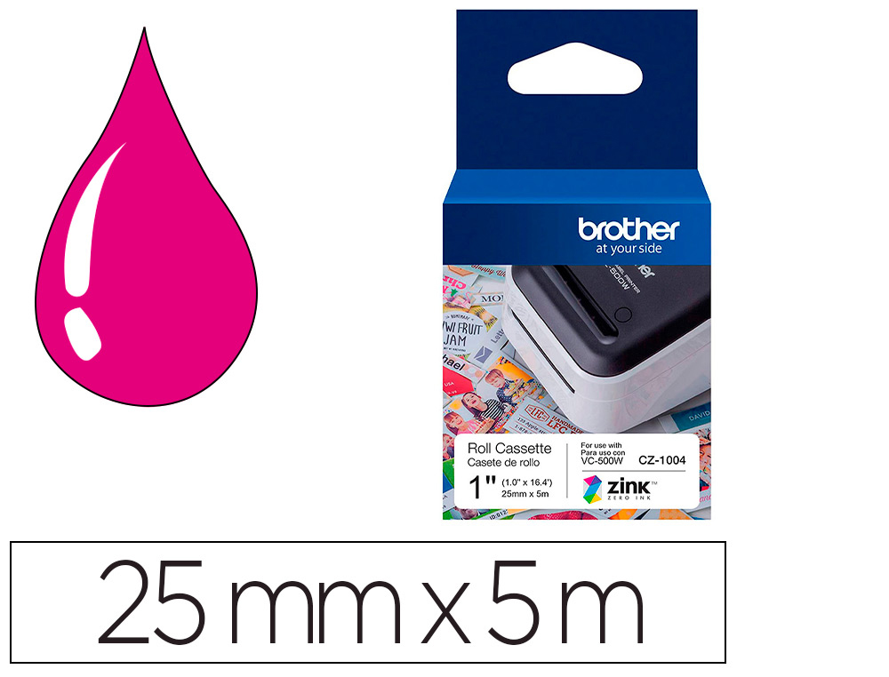 Ruban original brother cz1004 25 mm