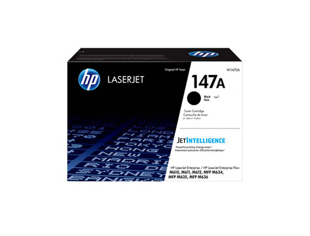 Toner laser original hp 147a 10500 p noir