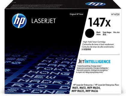 Toner laser original hp 147x 25200 p noir
