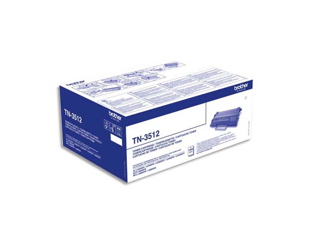 Toner laser original brother tn3512 12000 p
