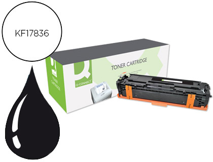 Toner laser compatible q-connect hp cf210a 1600 p noir