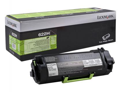 Cartouche d'encre original lexmark 622h noir