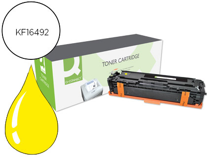 Toner laser compatible q-connect hp cf212a 1800 p jaune